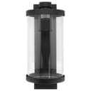 Outdoor Wall Light Black Lantern Clear Diffuser ZLC378 with LED 4w Warm