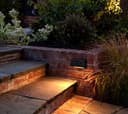 Modern LED Wall Light Down or Up Path Brick Surface Mount Light Matt Black in Warm White ZLC039WW 