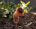 Outdoor Ground Spike Light Stainless Steel Copper Finish Adjustable Head ZLC085S