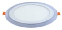 18w LED Round Recessed Ceiling Panel Light Dual Colour Cool White Green Ring 