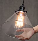 Glass Ceiling Lamp Shade Pendant Light with ST58 LED 4w E27 