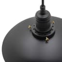 Hanging Ceiling Pendant Lampshade Black Metal 