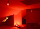5w LED Red GLS Light Bulb B22 Bayonet Cap