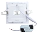 6w LED Square Recessed Ceiling Panel Warm White 3000K