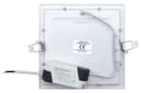 12w LED Square Recessed Ceiling Panel Warm White 3000K