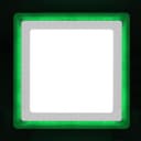 18w + 6w Square Recessed LED Ceiling Panel Light Dual Colour Cool White/Green
