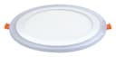 18w Round LED Ceiling Light Panel Cool White with 6w RGB Colour Changing Ambient Ring Remote Controlled