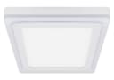 18w Square LED Ceiling Light Cool White with Red Ambient Ring Surface Mount 