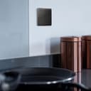 Modern Single Black Nickel Wall Blanking Plate Scewless Finish N401GME