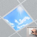 Dimmable 40w Sky With Sun LED Recessed Ceiling Panel 600 X 600 Cloud Scene With Dimmable Transformer