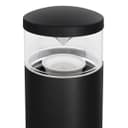 LED Black Bollard Outdoor Garden Light ZLC303K with 5w GU10 CW