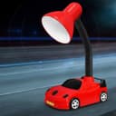 Racing Car Desk Lamp Flexible Red and Black 