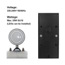 Single Outdoor Wall with PIR Movement Sensor Stainless Steel