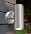 8w Modern Outdoor LED Stainless Steel Double Wall Light Warm White ZLC315