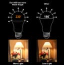 10w A60 GLS LED Light Bulbs E27 Edison Screw Warm White
