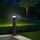 LED Black Bollard Outdoor Garden Light ZLC303K with 5w GU10 CW