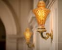 Imperial Vintage LED 2w Filament Light Bulb Swirling Gold Glass B22 Bayonet Fitting Stunning Look