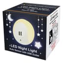 1w Warm White LED Night Light 2 USB Ports Automatic Sensor Dusk To Dawn A78B