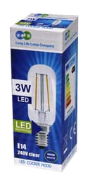 3w LED Cooker Hood Light Bulb E14 Small Edison Screw 35w Equivalent Warm White