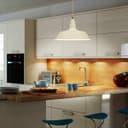 Modern Pendant Ceiling Light Shade Cream Colour 