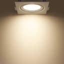 Cool White 6.5w Adjustable LED Recessed Ceiling Downlights Square CLS9