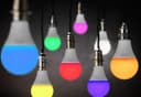 7w B22 RGB LED Colour Changing Light Bulb Remote Control  High Brightness Built In Memory