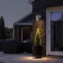 4w Modern Outdoor LED Stainless Steel Single Wall Light Warm White ZLC314
