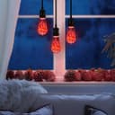 1w E27 ST58 LED Red Fairy String Filament Light Bulb