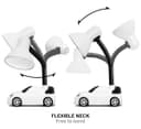 Racing Car Desk Lamp Flexible White and Black 