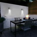 4w Modern Outdoor LED Stainless Steel Single Wall Light Cool White ZLC311