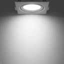 Daylight White 5w  Adjustable LED Recessed Ceiling Downlight Square CLS5