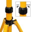 Floodlight Tripod Stand for Job Site Lighting Single Head TRI01
