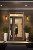 4w Outdoor Modern Rectangular Wall Lantern With Clear Diffuser ZLC079K