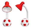 Retro Football Desk Lamp Flexible Red and White