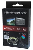 Colour Changing 90cm Flexible LED USB Strip Light Mood TV or Computer Screen Monitors Built In Remote Control