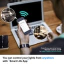 WiFi Smart Bulbs | 9W E27 LED Smart WiFi Light Bulb Colour Changing Mood Lamp