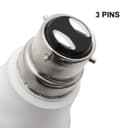 15w 3 Pin Light Bulb LED Warm White 3000K BC3