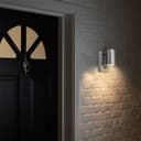 Single Outdoor Wall with PIR Movement Sensor Stainless Steel