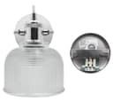 Polished Chrome Adjustable Vintage Wall Light Impressed Pattern 