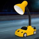 Racing Car Desk Lamp Flexible Yellow and Black 