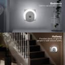 1w White LED Night Light 2 USB Ports Automatic Sensor Dusk To Dawn A78B