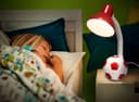 Retro Football Desk Lamp Flexible Red and White