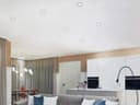 Brush Chrome Adjustable Fire Rated Downlight