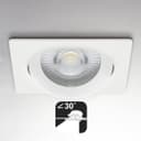 Daylight White 6.5w Adjustable LED Recessed Ceiling Downlights Square CLS8