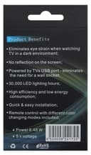 Colour Changing 90cm Flexible LED USB Strip Light Mood TV or Computer Screen Monitors Built In Remote Control