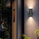 Black Outdoor Double Wall Light Cone Shape ZLC313
