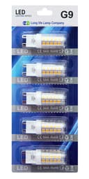 10 PACK 5w G9 LED Bulb Warm White Equivalent 40w Replacement for Halogen Capsule 
