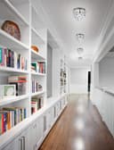 Modern Small Round Chandelier Reflective Base 