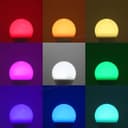 7w B22 RGB LED Colour Changing Light Bulb Remote Control  High Brightness Built In Memory