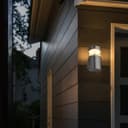 3w Modern LED Outdoor Garden Wall Light Stainless Steel IP44 Warm White ZLC044